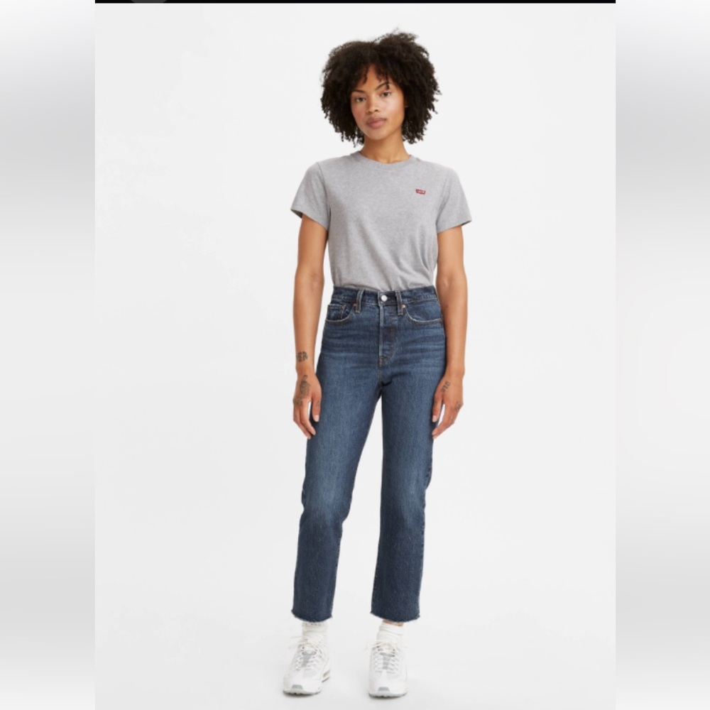 Levi's Women's Indigo Wedgie Straight Leg Jeans